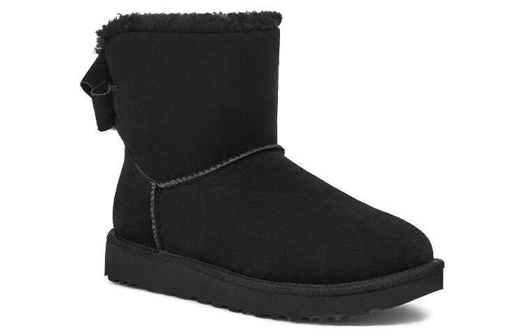 (WMNS) UGG Mini Bailey Suede Bow 'Black' 1153514-BLK sold by KicksCrew product image thumbnail 2