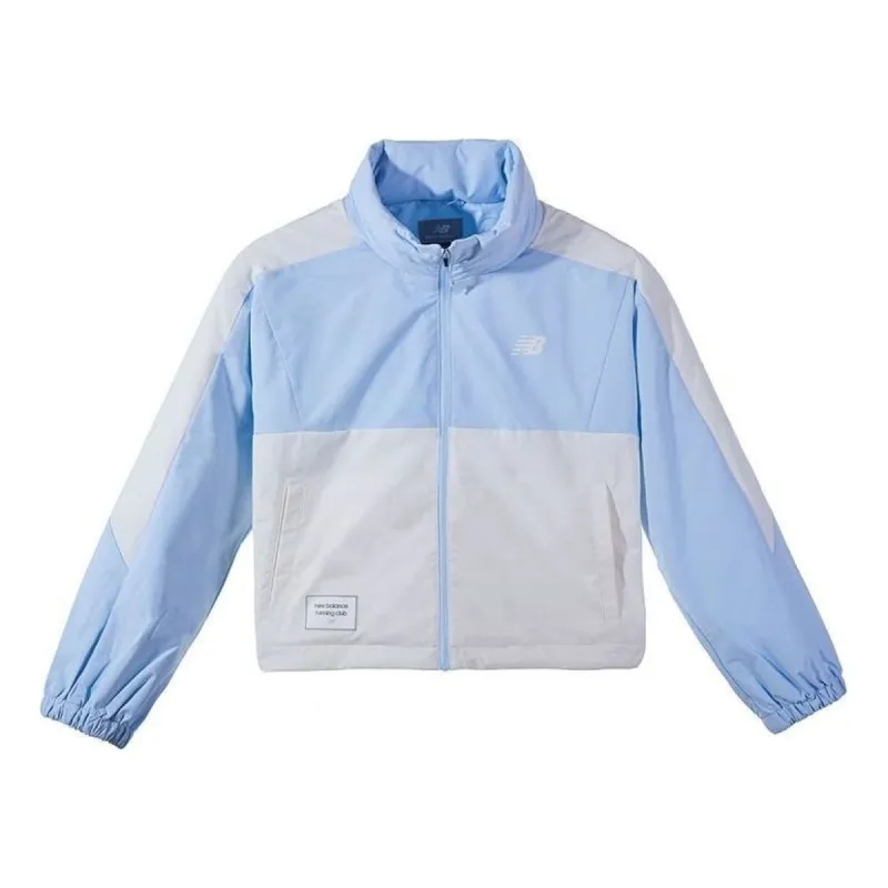(WMNS) New Balance Running Club Nylon Jacket 'Blue' NAE12412-LBL sold by KicksCrew