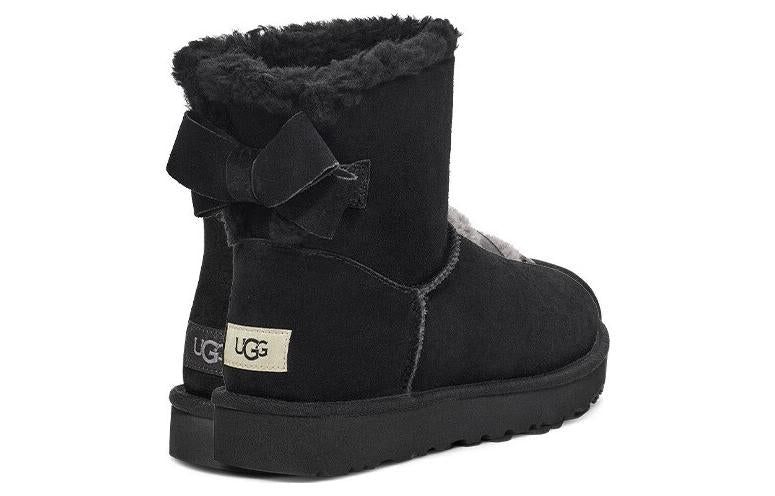 (WMNS) UGG Mini Bailey Suede Bow 'Black' 1153514-BLK sold by KicksCrew product image thumbnail 3