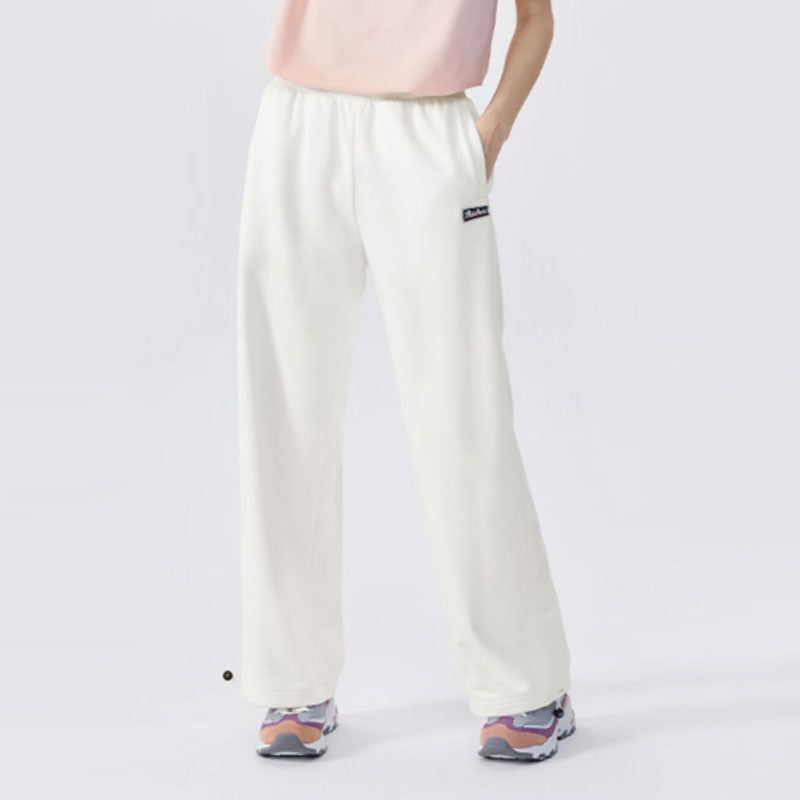 (WMNS) Skechers Logo Letter Straight Casual Pants 'White' L222W151-0074 sold by KicksCrew product image thumbnail 3