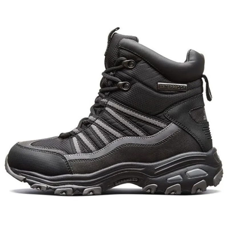 (WMNS) Skechers D'Lite Icemont 'Black' 44980-BLK sold by KicksCrew