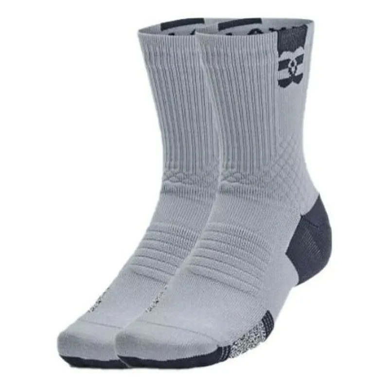 Under Armour Armourdry Playmaker Mid-Crew Socks 'Blue' 1376229-465 sold by KicksCrew