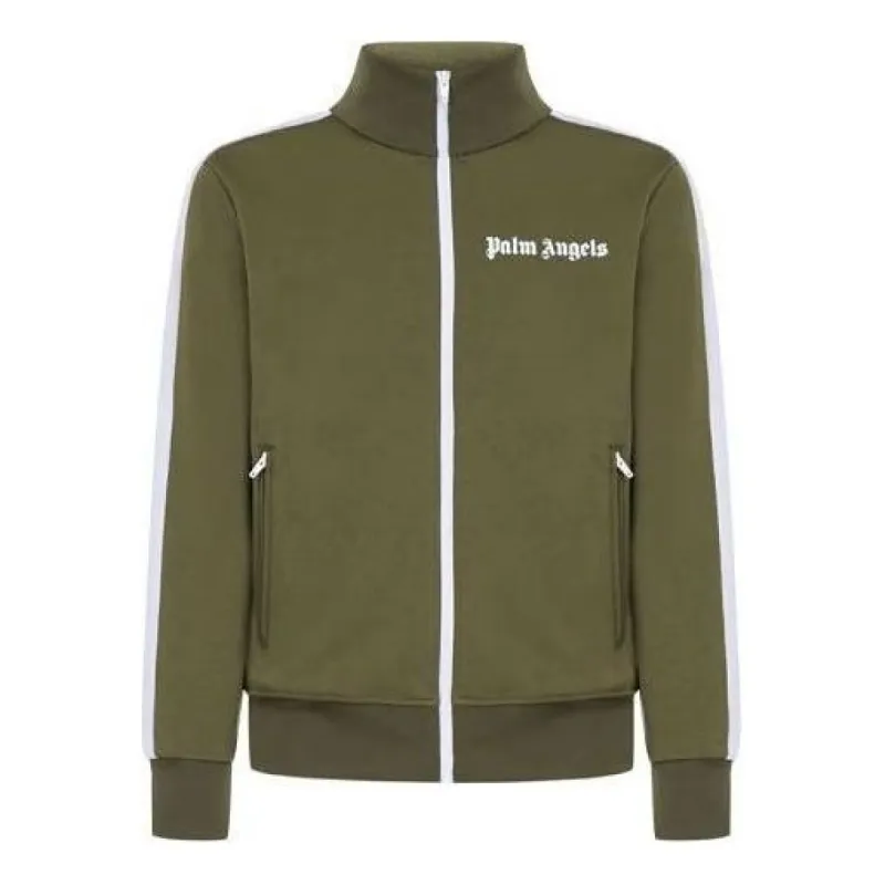 Palm Angels Classic Track Jacket 'Military White' PMBD001C99FAB0015601 made by Palm Angels