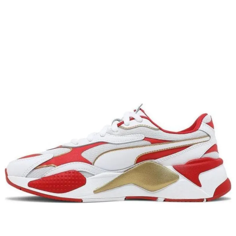 (WMNS) PUMA RS-X3 Varsity 'White High Risk Red' 373490-01 made by KicksCrew