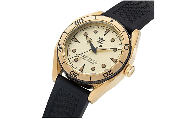 adidas Unisex Black Silicone Strap Watch 'Black Gold' AOFH220022I sold by KicksCrew product image thumbnail 2