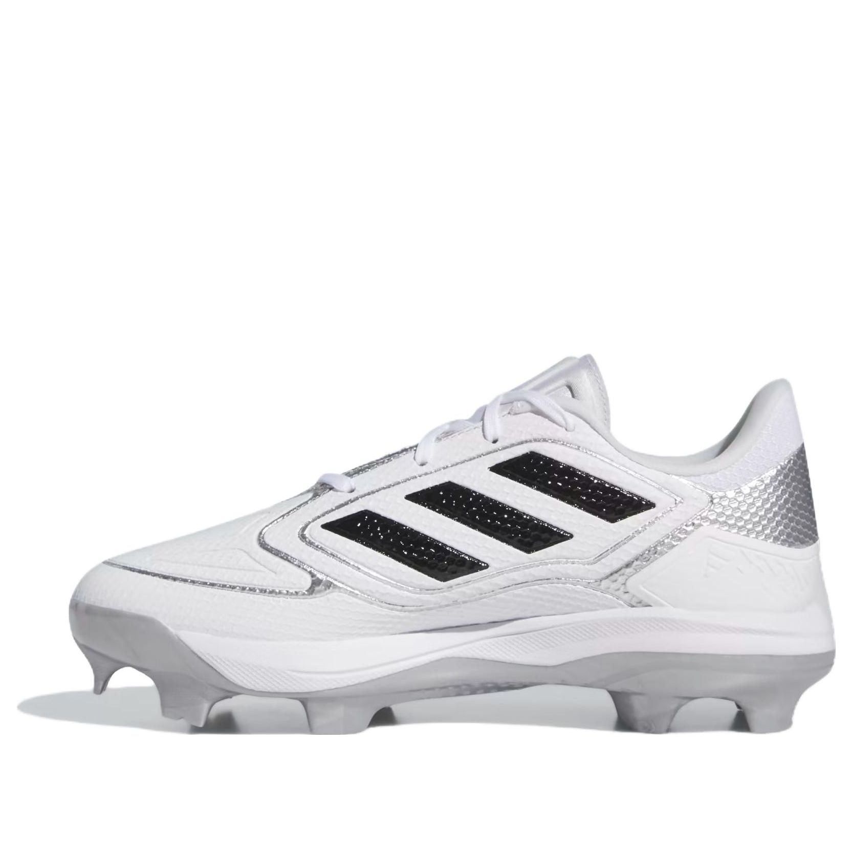 (WMNS) adidas Adizero PureHustle 3 TPU Cleats 'White Black Silver' IG7137 sold by KicksCrew