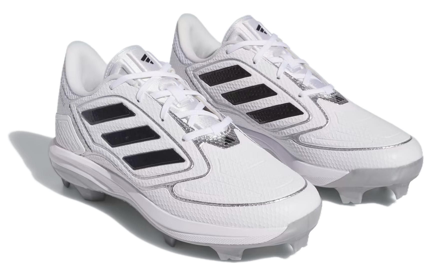 (WMNS) adidas Adizero PureHustle 3 TPU Cleats 'White Black Silver' IG7137 sold by KicksCrew product image thumbnail 3