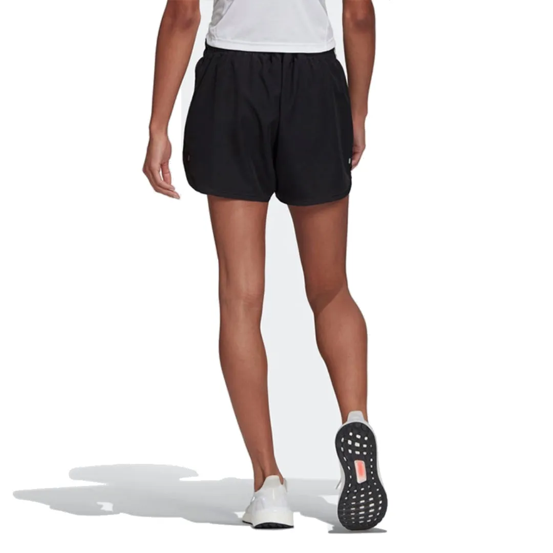 (WMNS) adidas Marathon 20 Shorts Asia Sizing 'Black' GK5259 sold by KicksCrew product image thumbnail 3