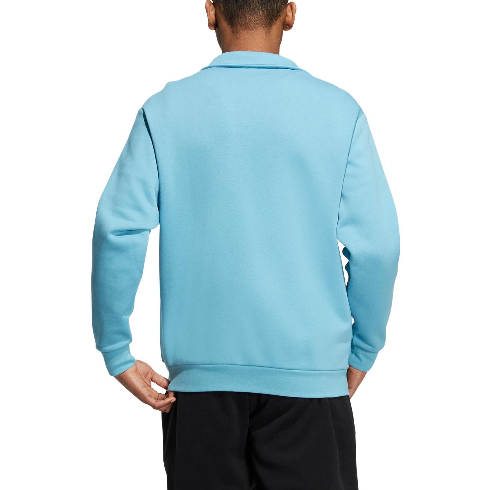 Adidas Neo Essentials Sweater FL Jackets 'Blue' IA6908 sold by KicksCrew product image thumbnail 3