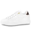 (WMNS) LOUIS VUITTON Time Out Trainers 'White Logo with Monogram' 1AAP6D sold by KicksCrew