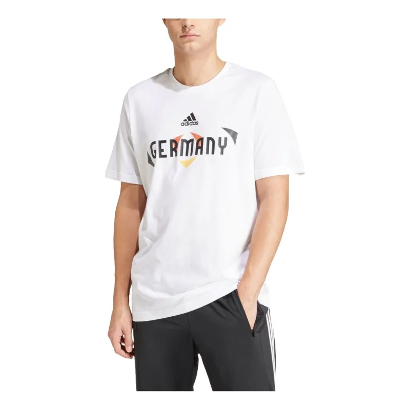 adidas UEFA EURO24 Germany Football T-shirt 'White' IT9323 sold by KicksCrew