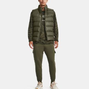 Under Armour Rival Fleece Cargo Joggers 'Olive Green' 1382134-390 sold by KicksCrew