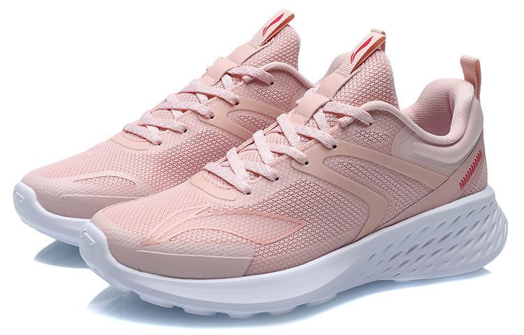(WMNS) Li-Ning Lightweight Running Shoes 'Pink White' ARHR064-5 sold by KicksCrew product image thumbnail 4