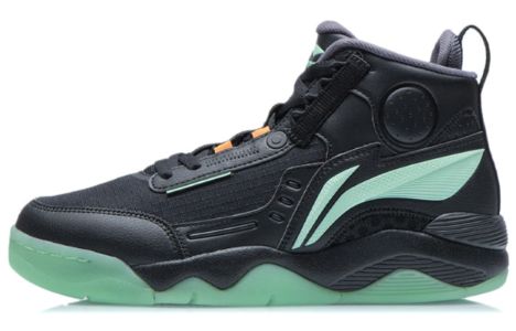 Li-Ning Basketball Shoes 'Black Mint Green' AGBR081-2 sold by KicksCrew