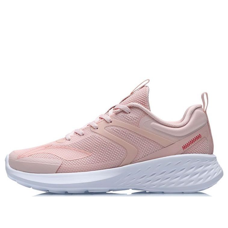 (WMNS) Li-Ning Lightweight Running Shoes 'Pink White' ARHR064-5 sold by KicksCrew