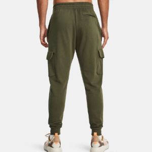 Under Armour Rival Fleece Cargo Joggers 'Olive Green' 1382134-390 sold by KicksCrew