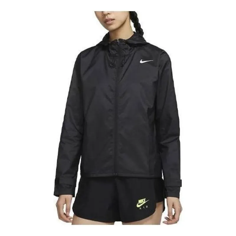 (WMNS) Nike Essential Jacket 'Black' CU3217-010 sold by KicksCrew