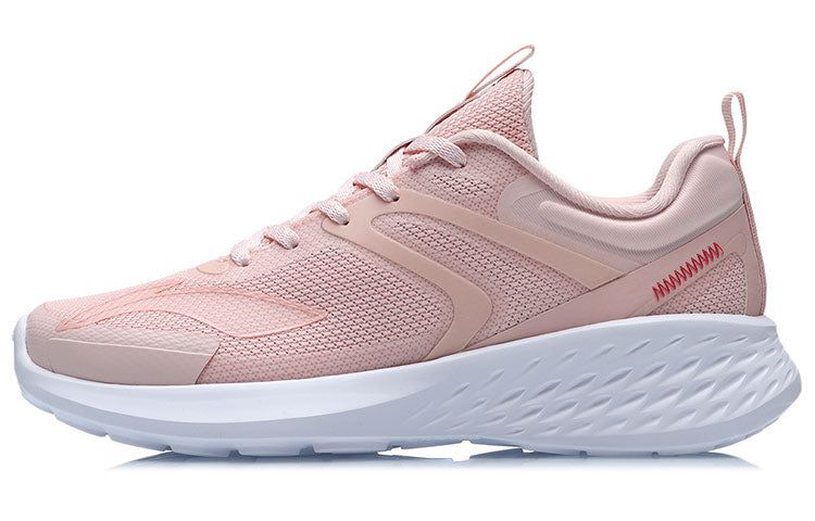 (WMNS) Li-Ning Lightweight Running Shoes 'Pink White' ARHR064-5 sold by KicksCrew product image thumbnail 2