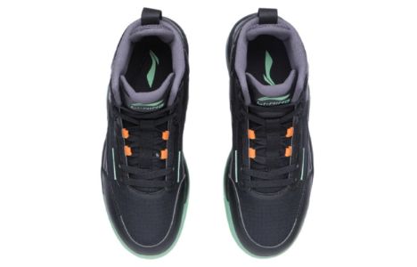 Li-Ning Basketball Shoes 'Black Mint Green' AGBR081-2 sold by KicksCrew