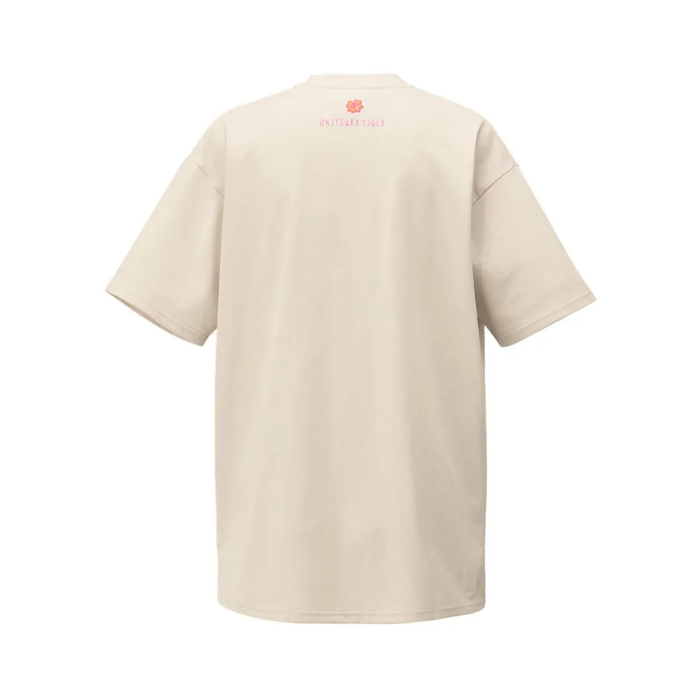 Onitsuka Tiger Graphic T-shirt 'Almond Milk' 2183B303-200 sold by KicksCrew product image thumbnail 2