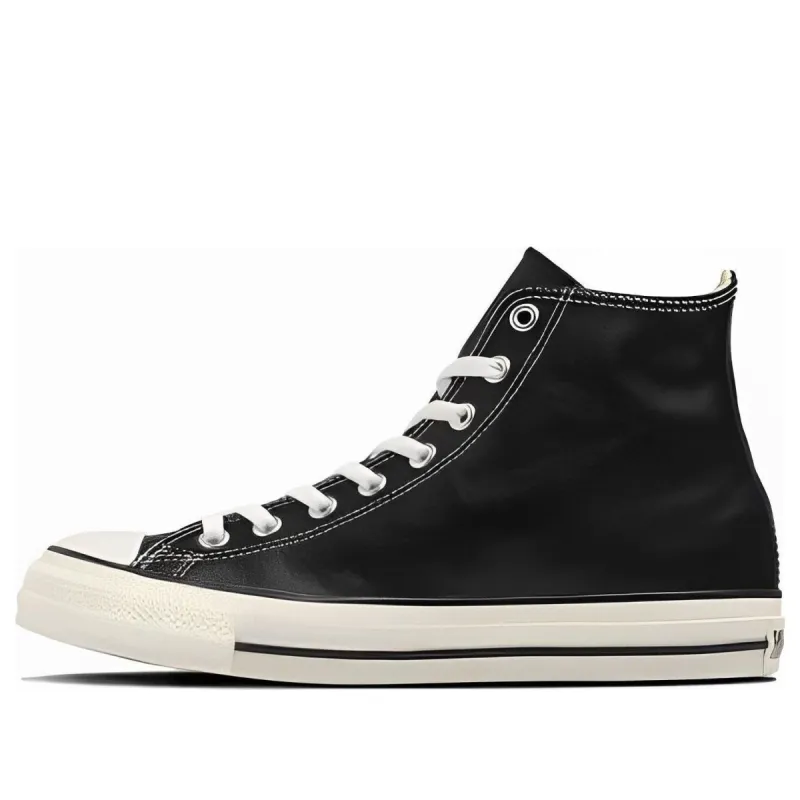 Converse All Star Olive Green Leather High Top 'Black' 31309180 sold by KicksCrew