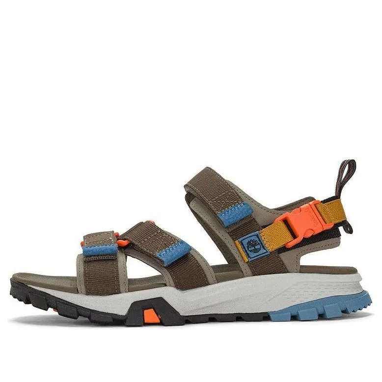 Timberland Garrison Trail Sandals 'Olive Green White' A5TATM sold by KicksCrew