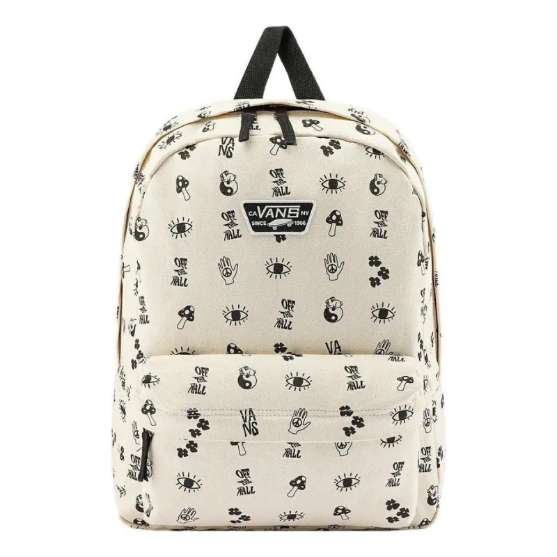 (WMNS) Vans Realm Canvas Backpack 'Beige' VN0A5ESMYOE sold by KicksCrew
