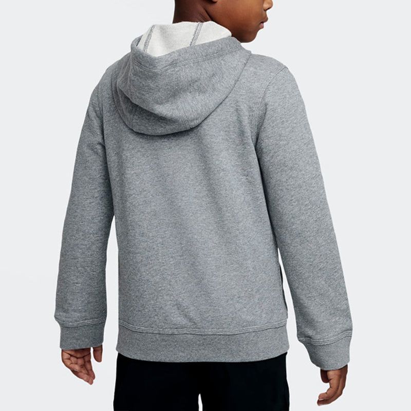 Nike Sportswear Club Logo Hoodie 'Grey' DD1698-091 sold by KicksCrew product image thumbnail 4