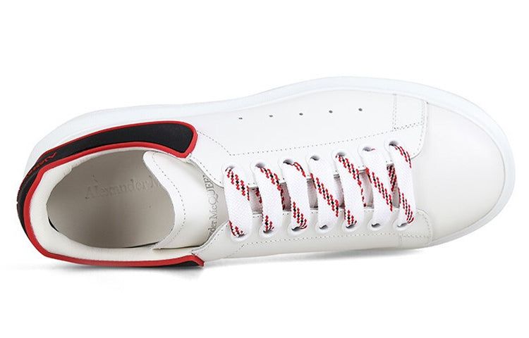 Alexander McQueen Oversized Sneaker 'White Black Red Outline