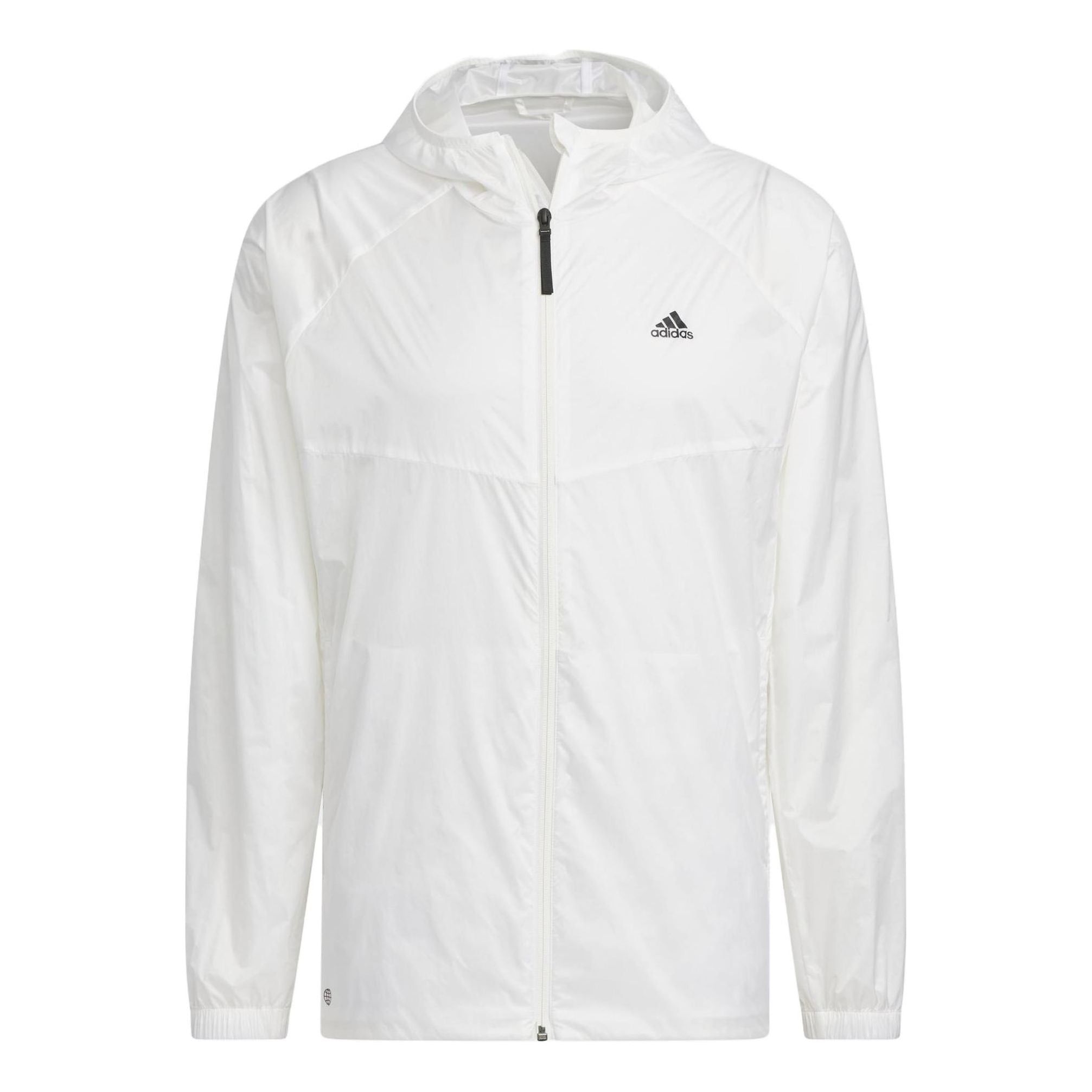 Adidas Hooded Windbreaker Jacket 'White' IA1784 sold by KicksCrew