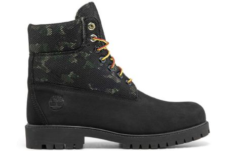 Timberland Heritage 6 Inch Boot 'Black Nubuck with Camo' A2KK9W sold by KicksCrew