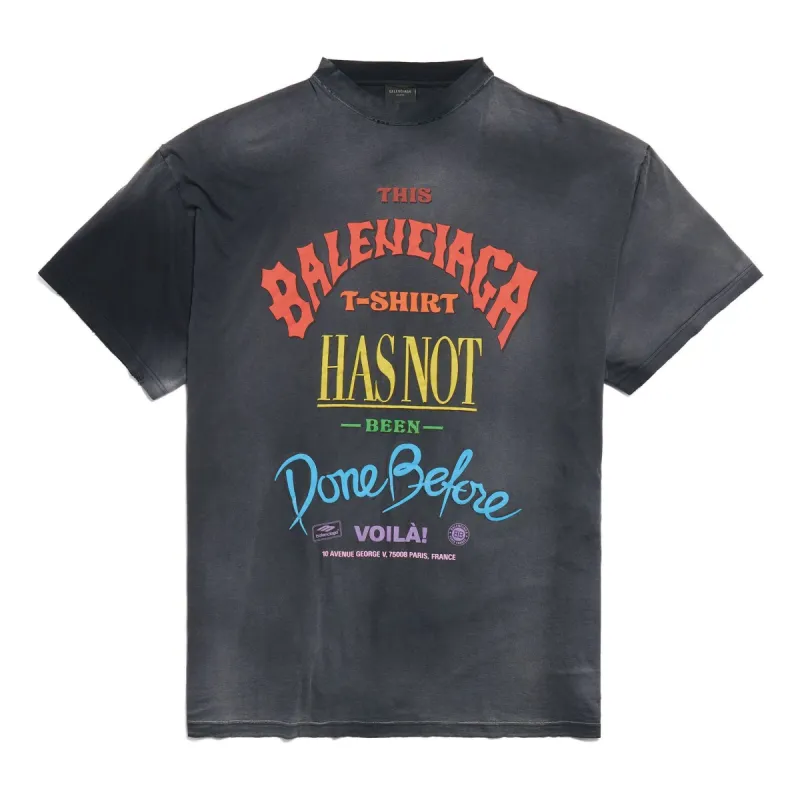 Balenciaga Not Been Done T-shirt Oversized 'Black' 787349TQVW41134 sold by KicksCrew