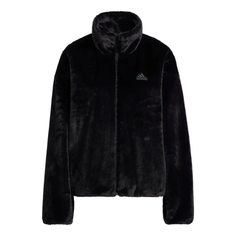 WMNS) Adidas Originals X Feifei Ruan CNY FUR Jackets 'Black