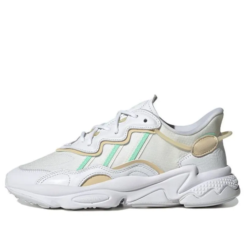 (WMNS) adidas originals Ozweego 'White Pastel Green' GW4650 sold by KicksCrew