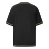 (WMNS) Converse Casual T-Shirt 'Black Yellow' 10018923-A01 sold by KicksCrew