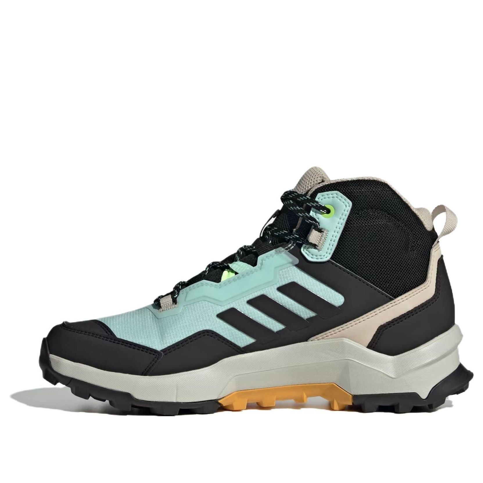 (WMNS) adidas TERREX AX4 Mid GORE-TEX Hiking 'Semi Flash Aqua Core Black Preloved Yellow' IF4850 sold by KicksCrew
