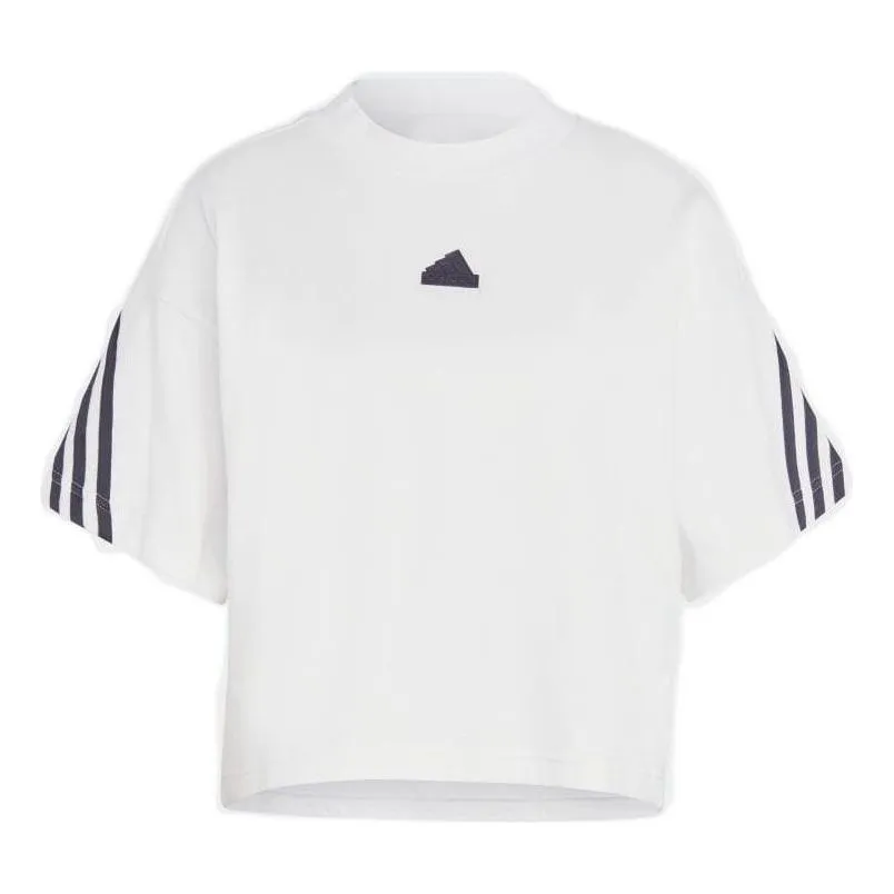 (WMNS) adidas Future Icons 3-Stripes T-Shirt 'White' IB8517 sold by KicksCrew