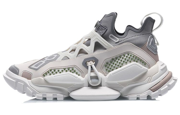 Li-Ning Reburn Ace Low 'Grey White' AGBQ102-1 sold by KicksCrew product image thumbnail 2