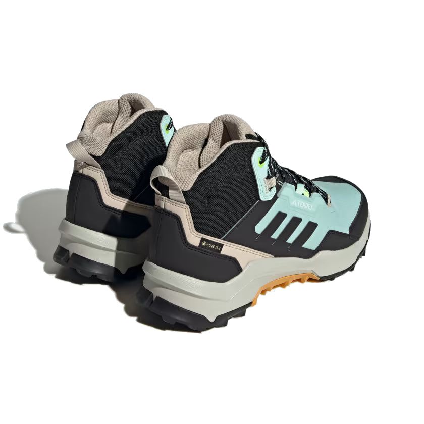 (WMNS) adidas TERREX AX4 Mid GORE-TEX Hiking 'Semi Flash Aqua Core Black Preloved Yellow' IF4850 sold by KicksCrew product image thumbnail 3