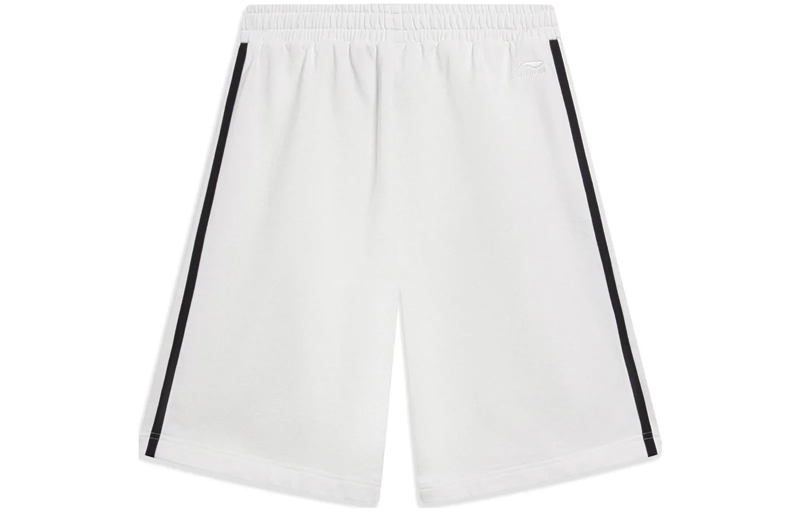 Li-Ning Stripe Embroidered Logo Shorts 'White' AKST601-1 sold by KicksCrew product image thumbnail 2