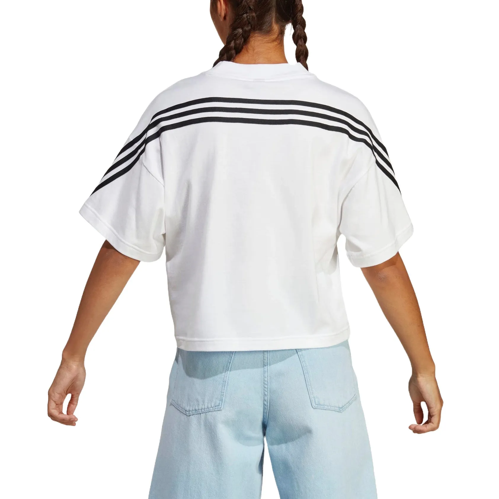 (WMNS) adidas Future Icons 3-Stripes T-Shirt 'White' IB8517 sold by KicksCrew product image thumbnail 3