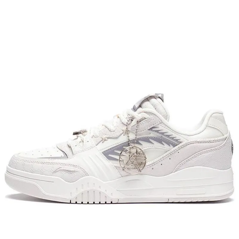 (WMNS) Li-Ning Moon White Dream Catching 'White Grey' AGCS252-7 sold by KicksCrew