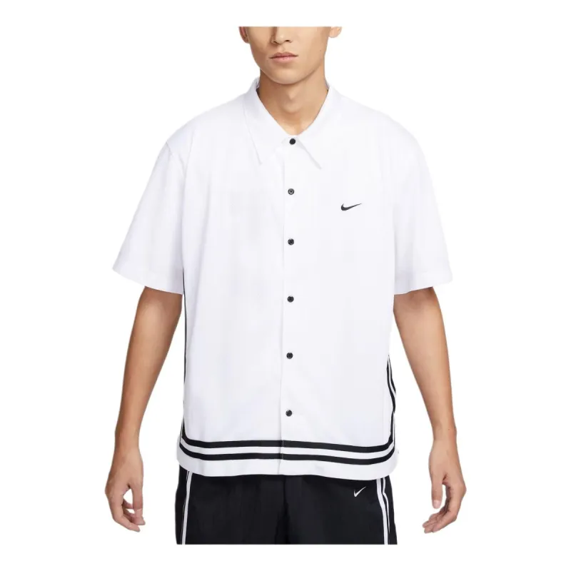 Nike DNA Crossover Dri-FIT Basketball Shirt (Asia Sizing) 'White Black' FN2876-100 sold by KicksCrew