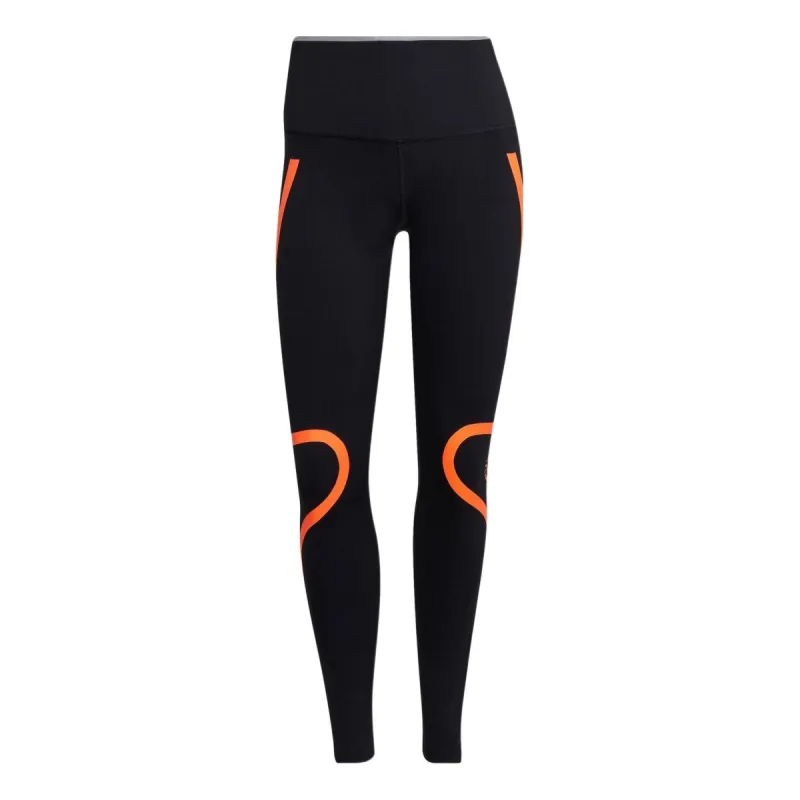 (WMNS) adidas by Stella McCartney TruePace Running Leggings 'Black Orange' HD9115 sold by KicksCrew