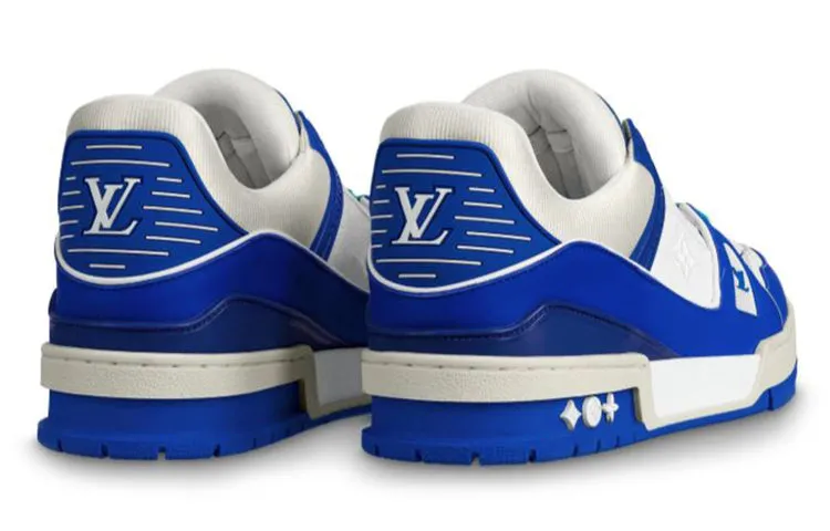 LOUIS VUITTON Trainer Sneakers 'White Blue' 1A813N sold by KicksCrew product image thumbnail 3