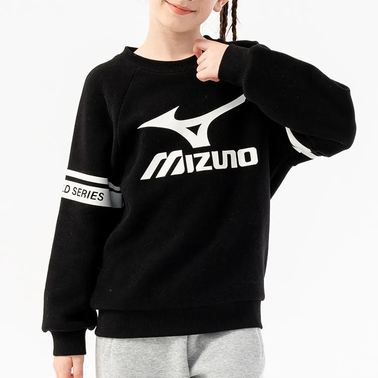 (GS) Mizuno Fleece Sweater 'Black' WY23430060 sold by KicksCrew product image thumbnail 2