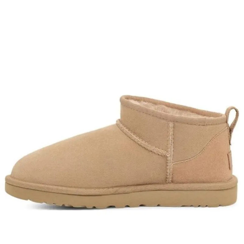 (WMNS) UGG Classic Ultra Mini 'Light Grey Brown' 1116109-DRI sold by KicksCrew
