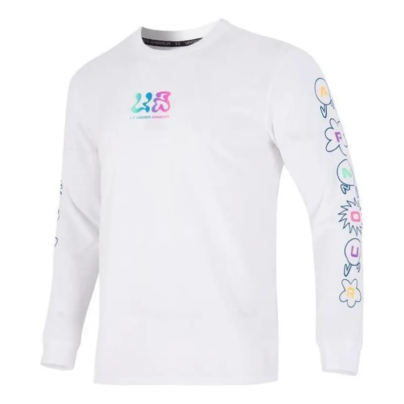 Under Armour Wordmark Heavyweight Long Sleeve 'Floral' 1375095-100 sold by KicksCrew