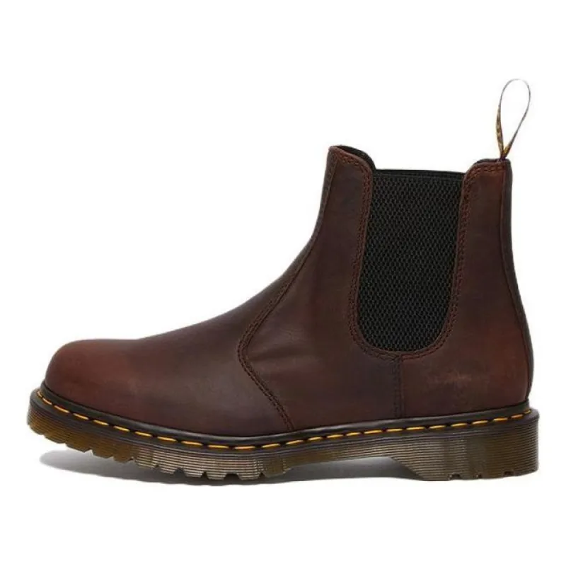 Dr. Martens 2976 Waxed Full Grain Leather Chelsea Boots 'Chestnut' 30676294 sold by KicksCrew