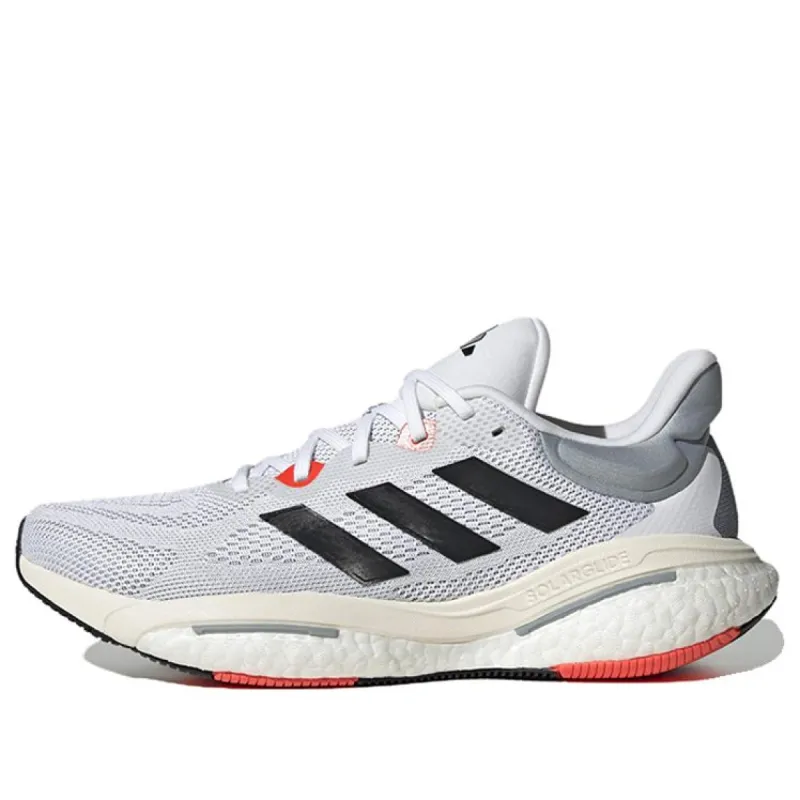 Adidas SolarGlide 6 'White Solar Red' HP7612 sold by KicksCrew